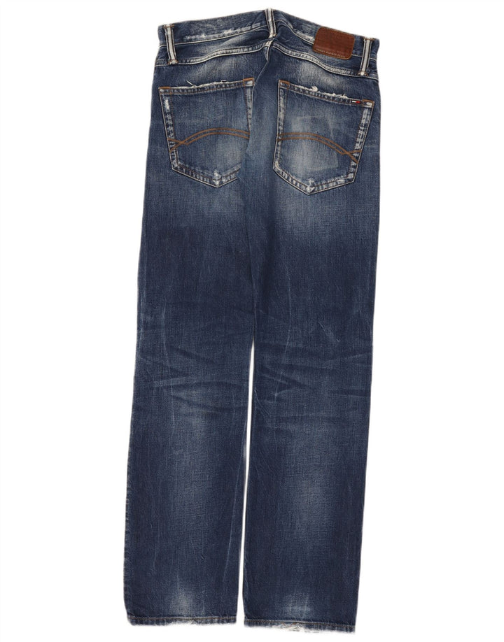Tommy Hilfiger Ženske Ryder Distressed Regular Straight traperice W29 L32 Plave