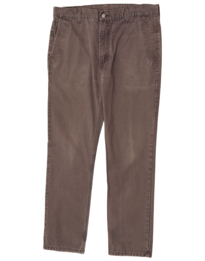 Levi's muške 751 ravne traperice W36 L32 sivi pamuk