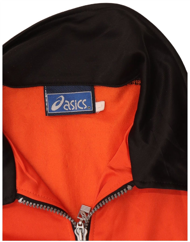 Asics ženska gornja jakna trenirke Graphic UK 16 Large Orange Colourblock