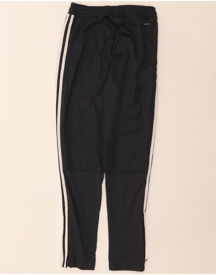 ADIDAS Boys Climacool Tracksuit Trousers 11-12 Years  Black Polyester Vintage Adidas and Second-Hand Adidas from Messina Hembry 