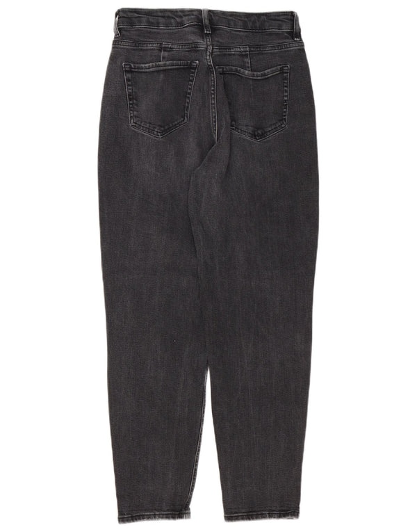 Marks & Spencer ženske Mom sužene traperice UK 8 male W28 L26 crne