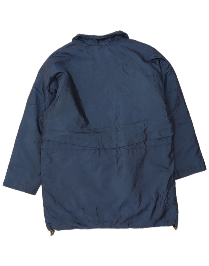 LONDON FOG Ženska prevelika vjetrovka jakna UK 10 Mala tamnoplava