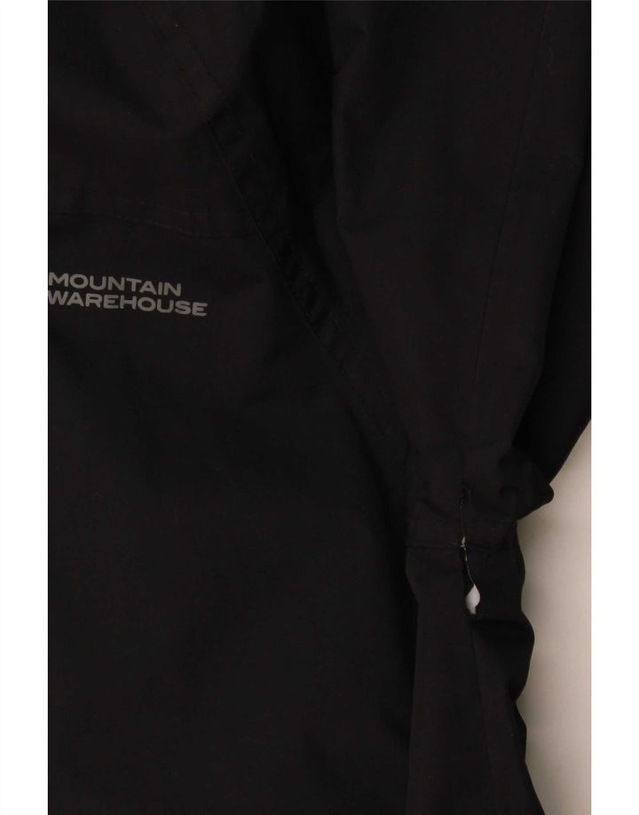 Mountain Warehouse Muška kišna jakna s kapuljačom UK 36 Mala crna poliester
