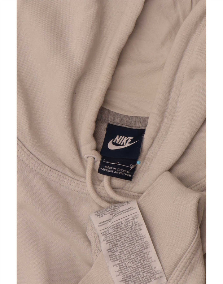 Nike Muška majica s kapuljačom Mala siva pamučna