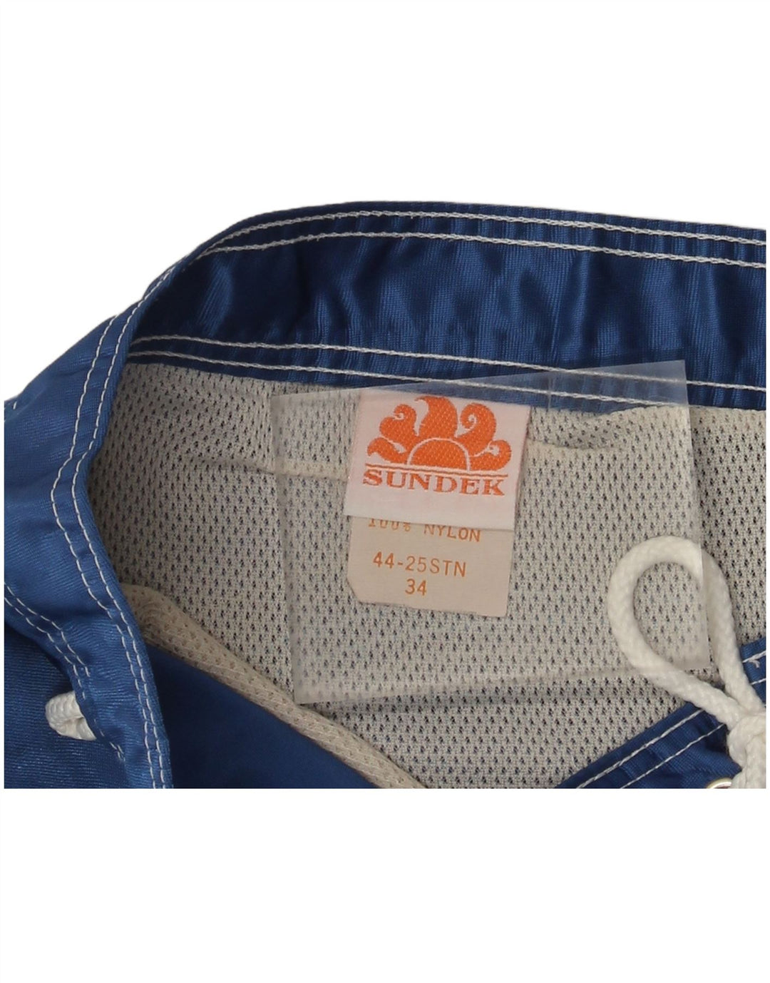 Sundek muške kratke kupaće hlače od najlona s velikim plavim prugama