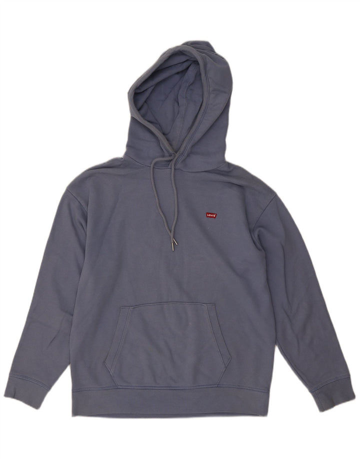 Levi's muška majica s kapuljačom Srednje tamnoplavi pamuk