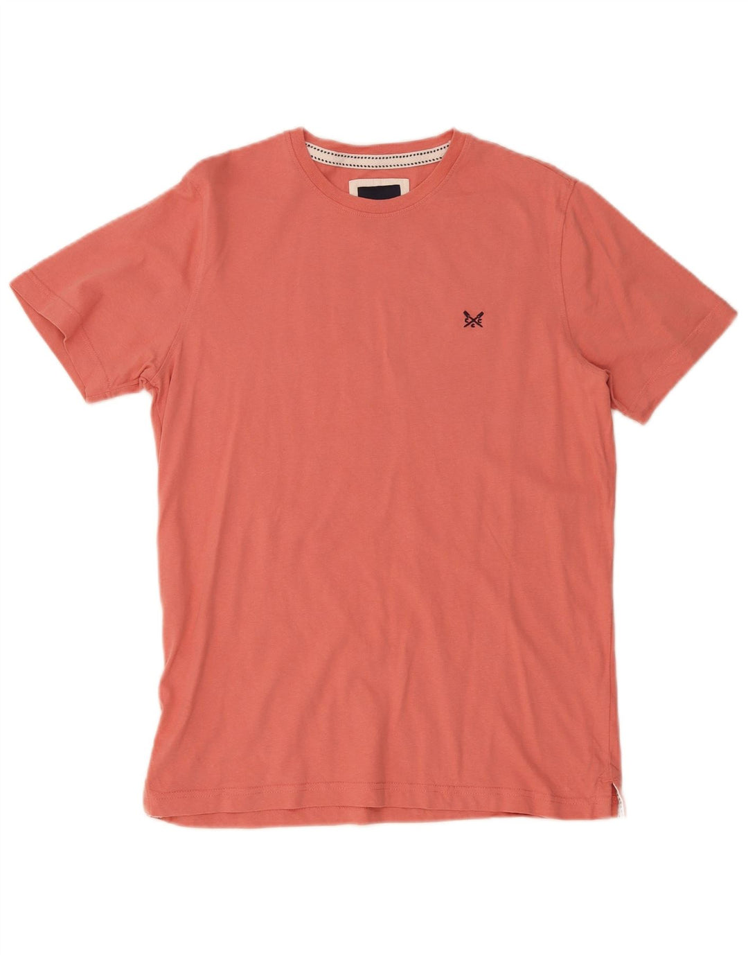 Crew Clothing Muška majica kratkih rukava Srednje ružičasti pamuk