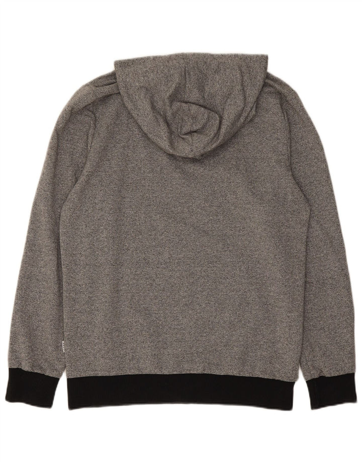 Jack & Jones muška majica s kapuljačom srednje sive boje od poliestera