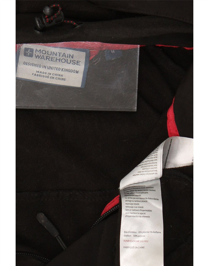 MOUNTAIN WAREHOUSE Muška jakna vjetrovka UK 38 Srednje crni poliester