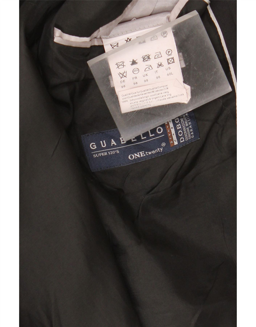 Vintage ženski sako sa 2 gumba US 40 Velika crna djevičanska vuna