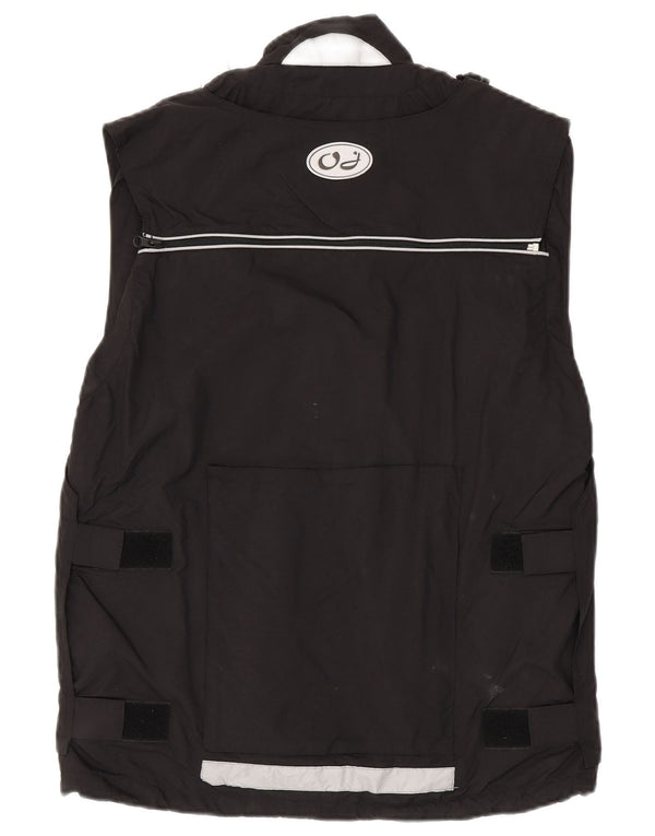 OJ Atmosfere Mens Motostyle Utility Gilet UK 42 XL crni najlon