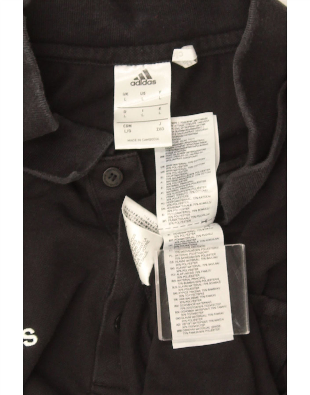 Adidas muška polo majica Climalite velika crna pamučna