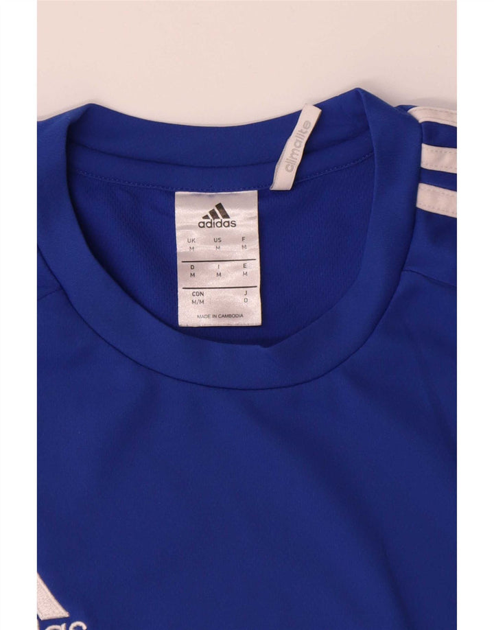 Adidas muška Climalite majica kratkih rukava Srednje plavi poliester