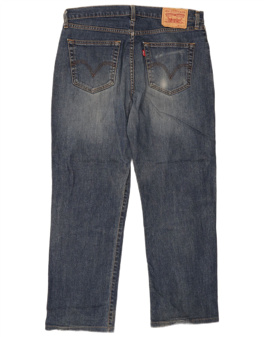 Levi's muške 751 ravne traperice W36 L29 tamnoplavi pamuk