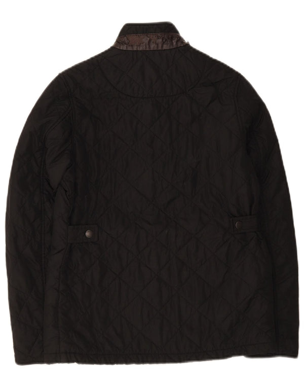 Prošivena jakna Barbour Boys 10-11 Years Large Black