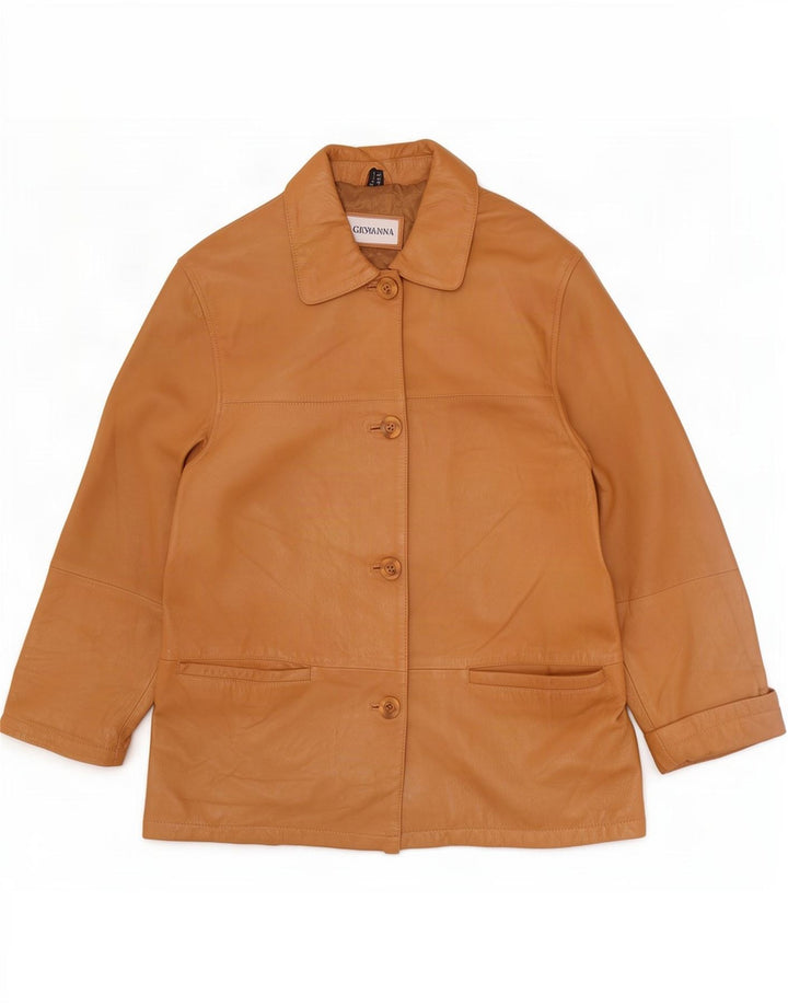 Ženska kožna jakna UK 14 Large Beige