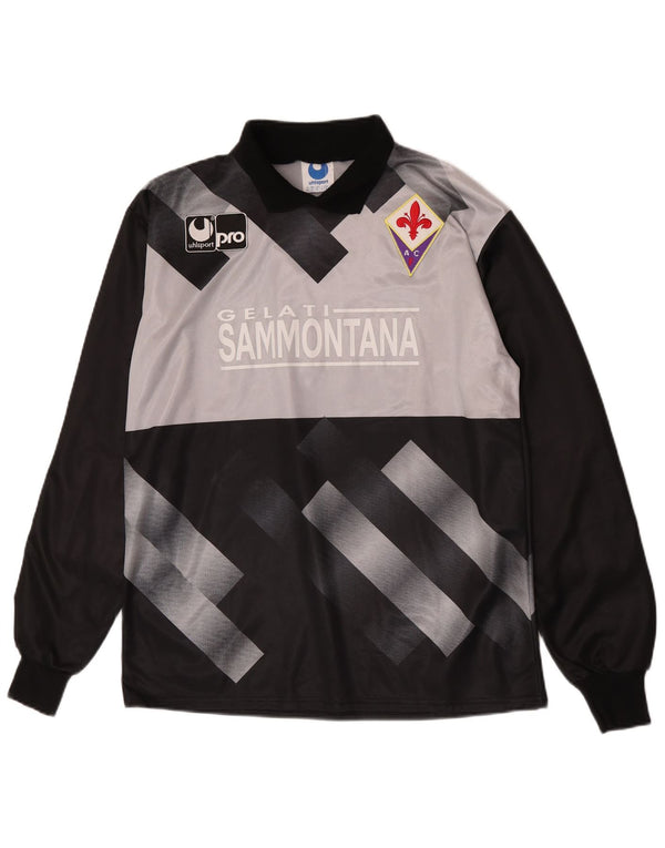 Uhlsport muški ACF Fiorentina Graphic Jersey Top XL Black Colourblock Sports