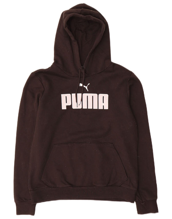Puma ženska majica s kapuljačom s kapuljačom UK 14 srednje crna