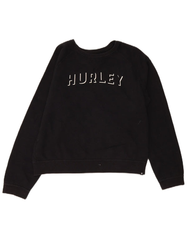Hurley ženska prekomjerna majica s motivom UK 10 Mala crna