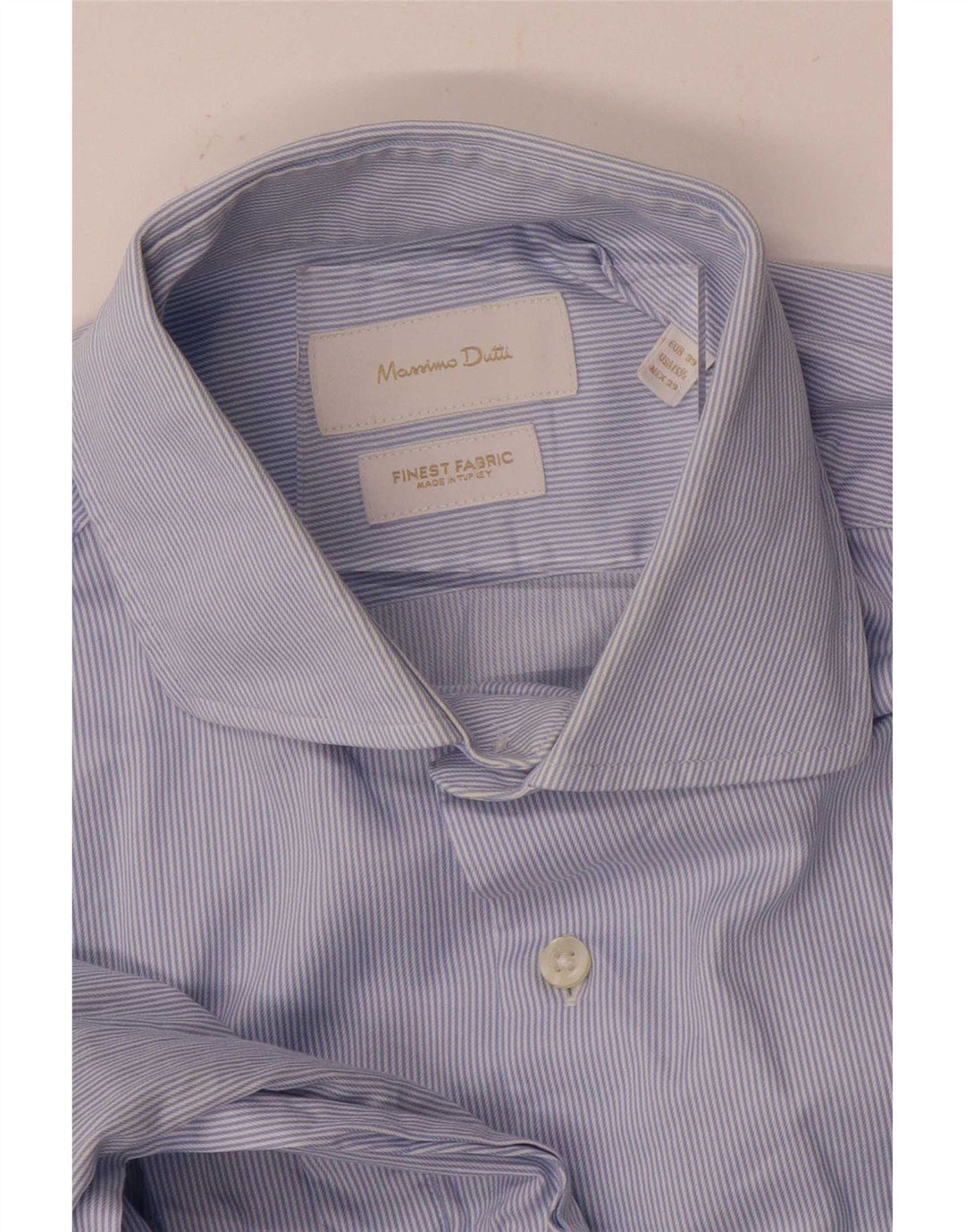 Massimo Dutti muška košulja veličina 39 15 1/2 srednje plave pruge