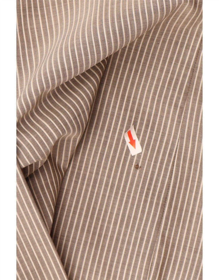 Hugo Boss muška jakna sa 2 gumba EU 54 2XL siva prugasta djevičanska vuna