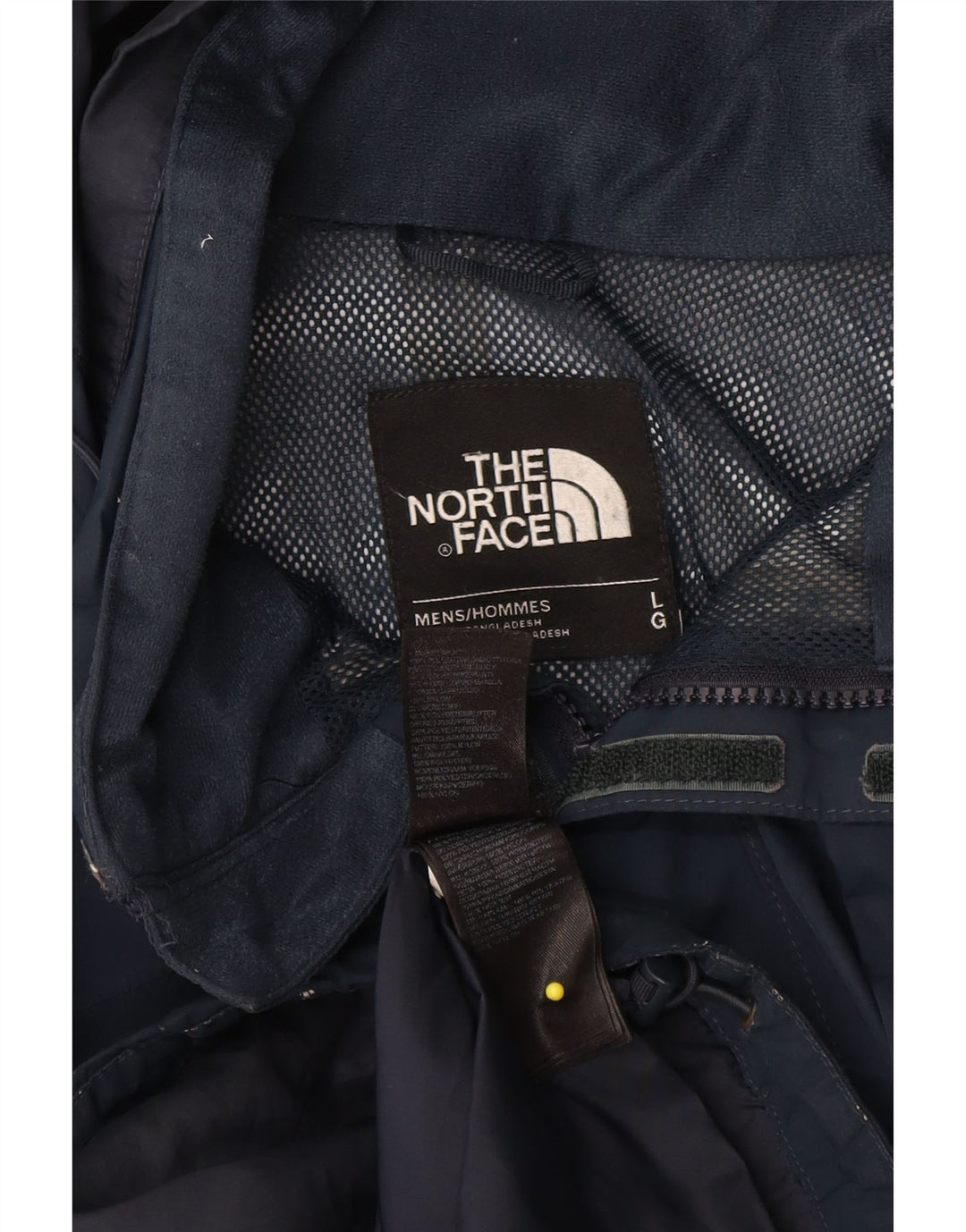 The North Face muška kišna jakna s kapuljačom UK 40 veliki tamnoplavi poliester
