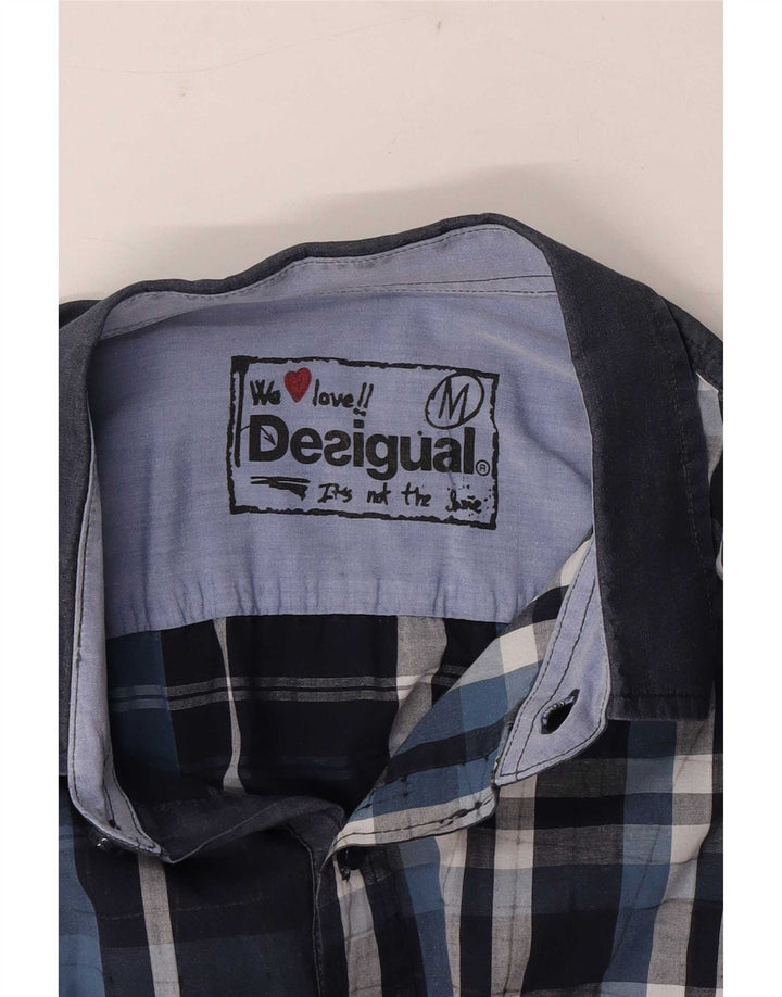 Desigual muška košulja Srednje tamnoplava karirana pamuk
