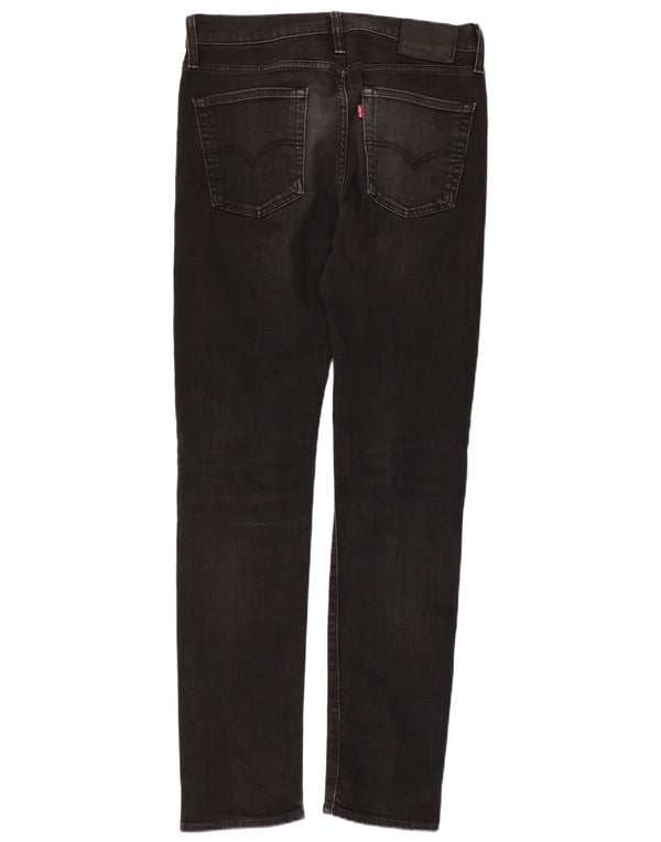 LEVI'S muške 510 uske traperice W33 L34 crni pamuk