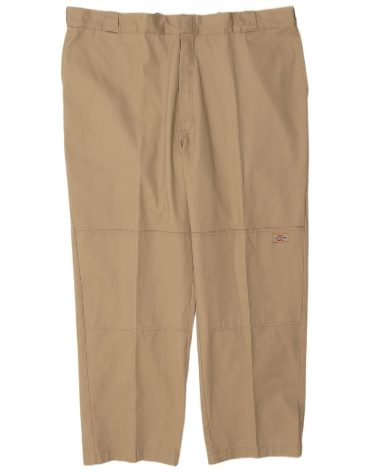 Dickies muške ravne kargo hlače W44 L32 bež poliester