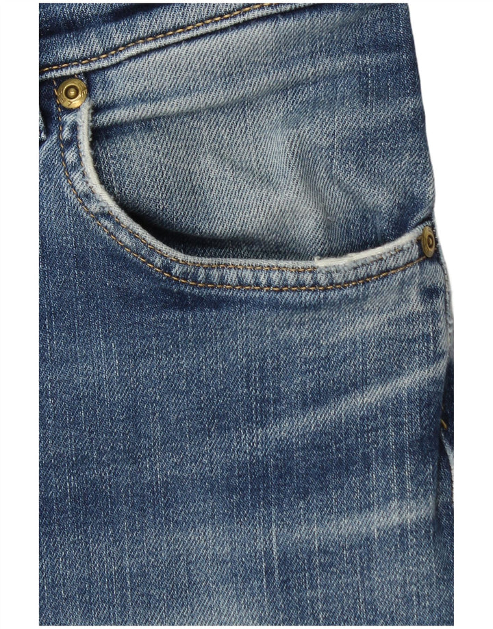 Lee Mens Brooklyn Straight Jeans W33 L29 Plavi pamuk