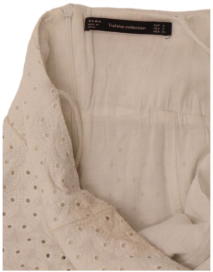 Zara ženski kombinezon UK 10 Small White