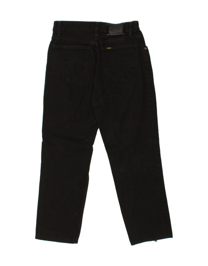 LEE Womens Straight Jeans W31 L25 Black Cotton Vintage Lee and Second-Hand Lee from Messina Hembry 