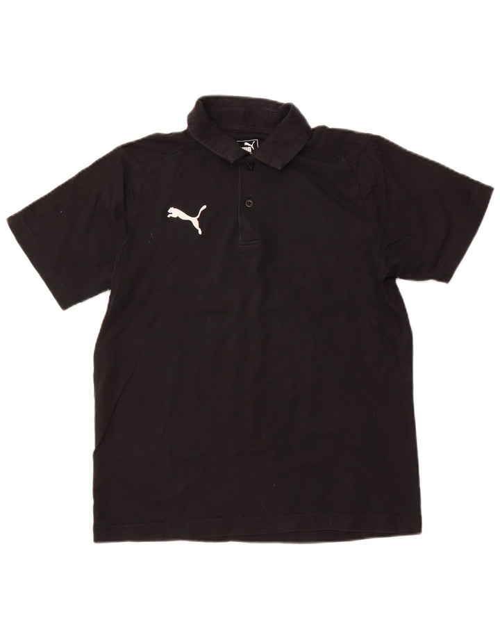 PUMA polo majica za dječake 13-14 godina crna