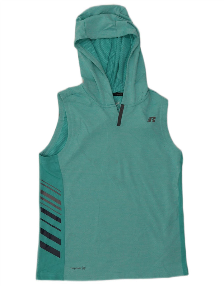 RUSSELL ATHLETIC Dri-Power majica s kapuljačom za djevojčice 14-15 godina XL tirkizna