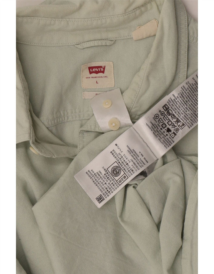 Levi's muška košulja velika zelena pamuk