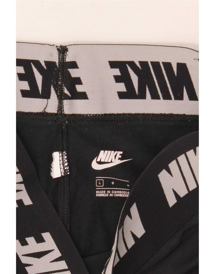 Nike muške grafičke tajice velike crne