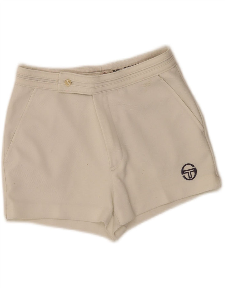 Sergio Tacchini ženske chino kratke hlače IT 42 srednje W26 bijela