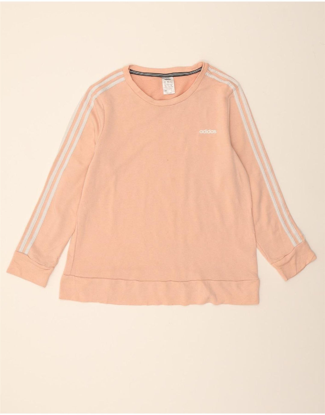 ADIDAS Womens Sweatshirt Jumper UK 20/22 XL Pink Polyester Vintage Adidas and Second-Hand Adidas from Messina Hembry 
