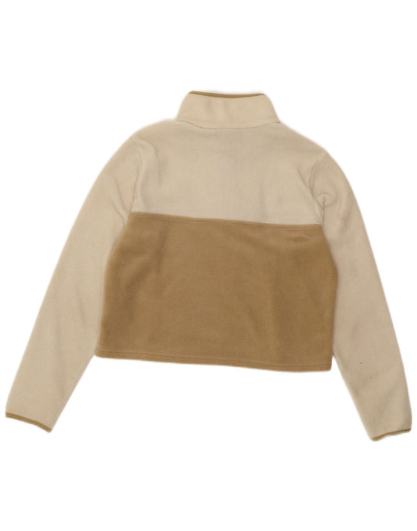 COLUMBIA ženski kratki flis džemper UK 14 srednje bijele boje