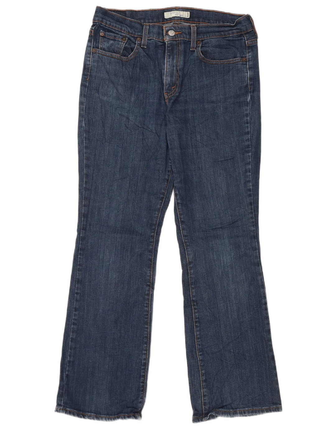 Levi's ženske 515 Bootcut traperice US 10 Large W32 L30 plavi pamuk