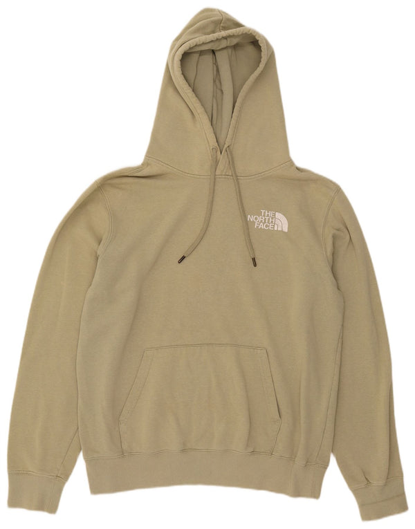 The North Face muška majica s kapuljačom Srednje zeleni pamuk