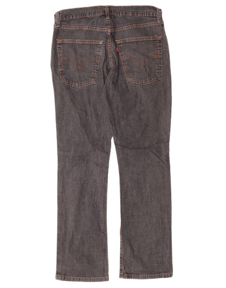 LEVI'S ženske ravne traperice 525 W32 L30 sivi pamuk
