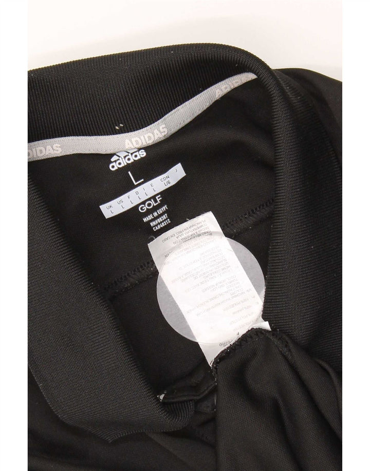 Adidas muška polo majica za golf, veliki crni poliester
