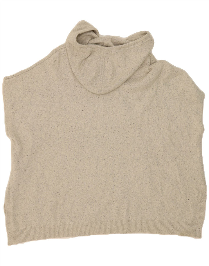 MASSIMO DUTTI Womens Short Sleeve Jumper Sweater UK 10 Small Grey Vintage Massimo Dutti and Second-Hand Massimo Dutti from Messina Hembry 