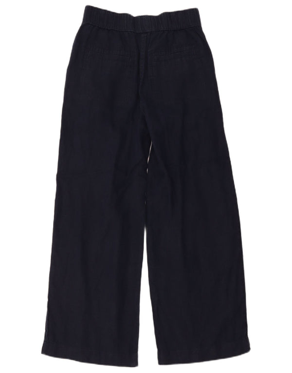 Marks & Spencer ženske chino hlače visokog struka UK 8 male W28 L26 tamnoplave Bl