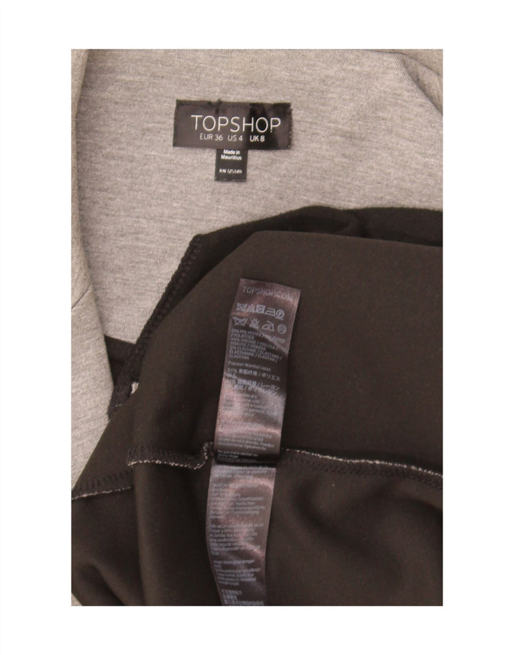 Topshop Ženska jakna s parangalom UK 8 Mali sivi flekasti poliester
