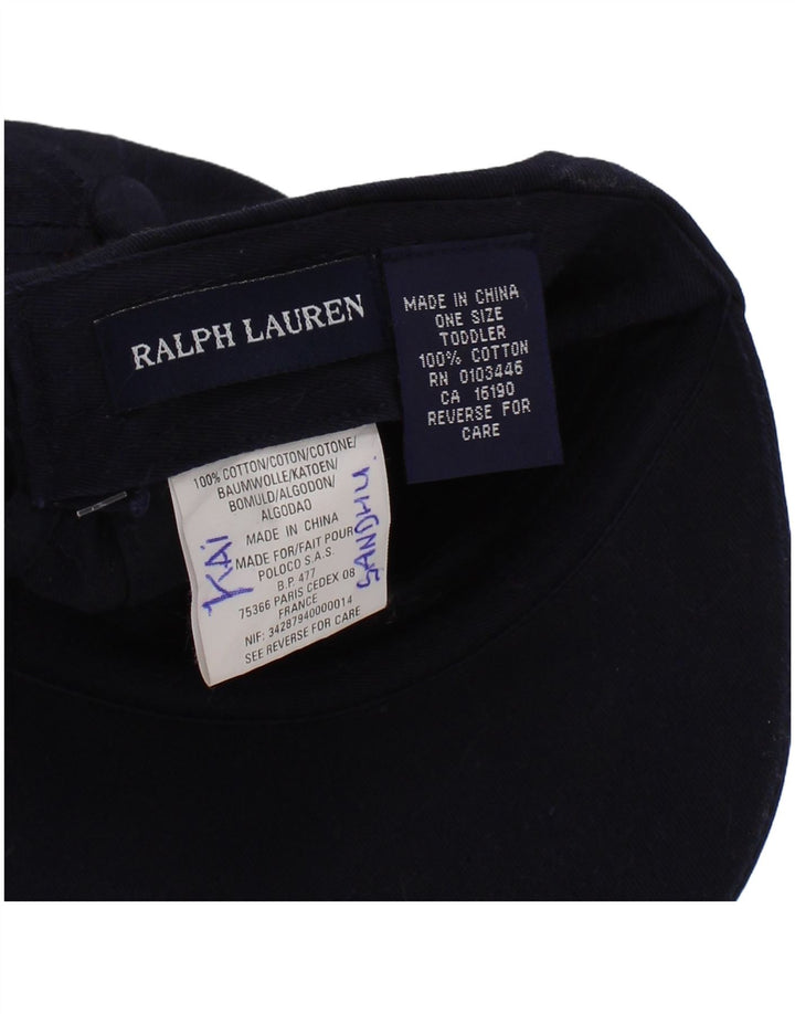 Ralph Lauren Dječačka bejzbolska kapa jedne veličine od tamnoplavog pamuka