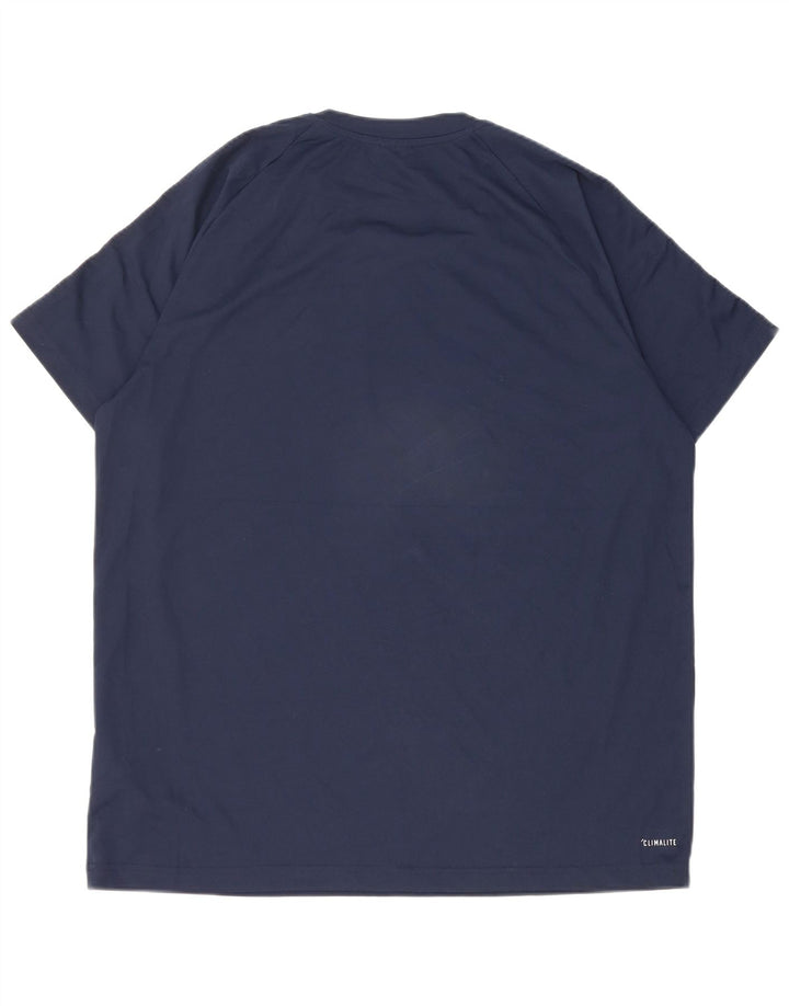 Adidas muška majica Climalite Top XL tamnoplavi poliester