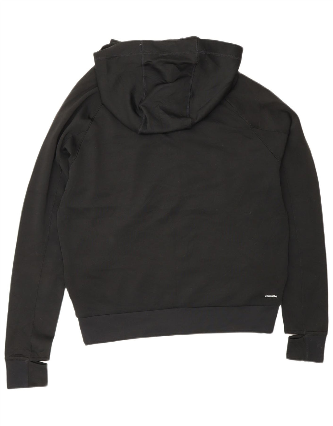 Adidas ženski Climalite veliki pulover s kapuljačom s patentnim zatvaračem UK 8/10 mali crni