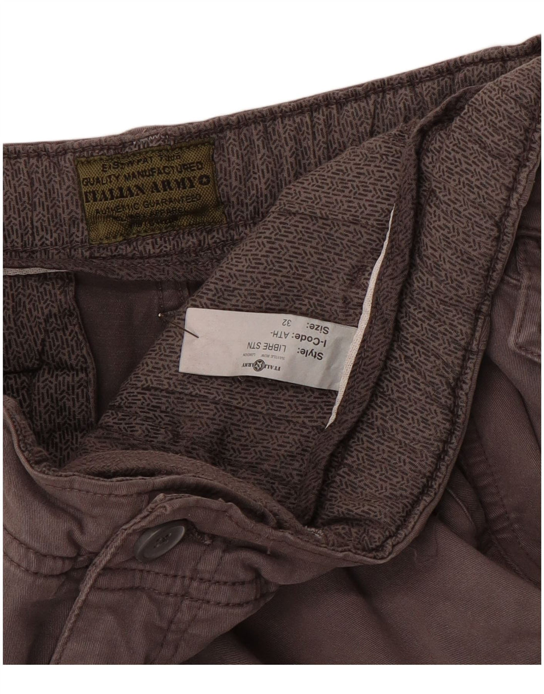 VINTAGE muške kargo kratke hlače W32 srednje smeđe